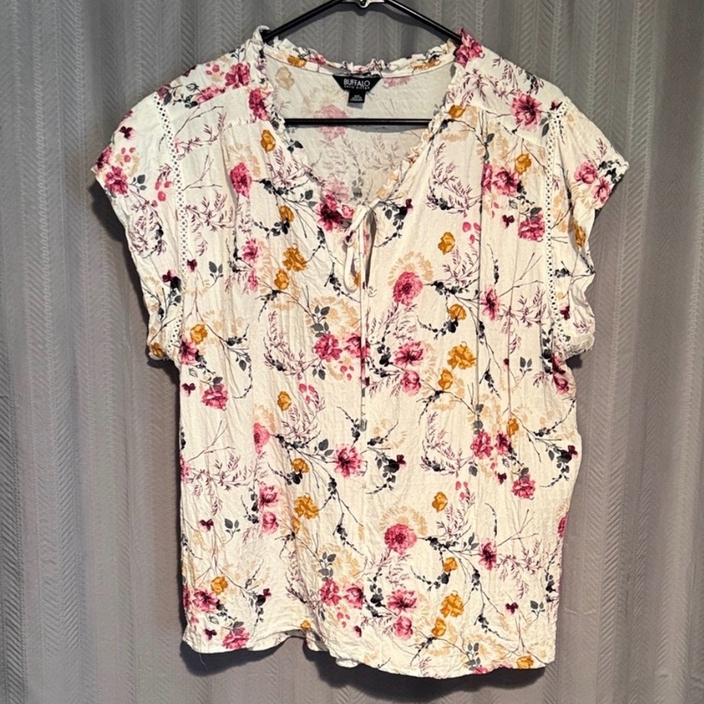 Buffalo David Bitton Floral Top